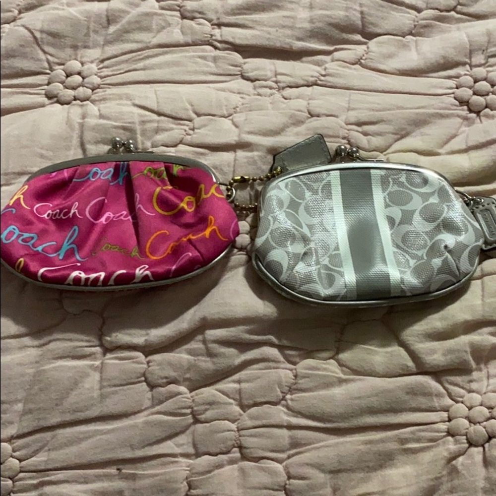 Coach coin purses